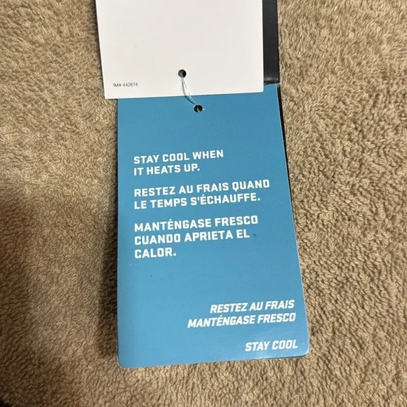 Nike NWT Black & White Swoosh Logo Stay Cool Running Shorts Size Medium - Picture 12 of 14